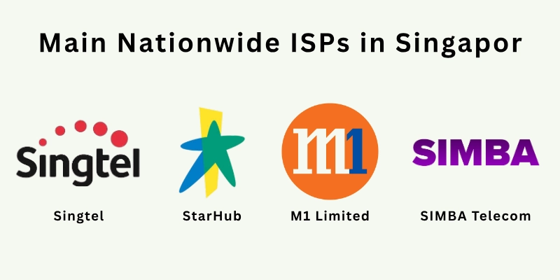 Main Nationwide ISPs in Singapor